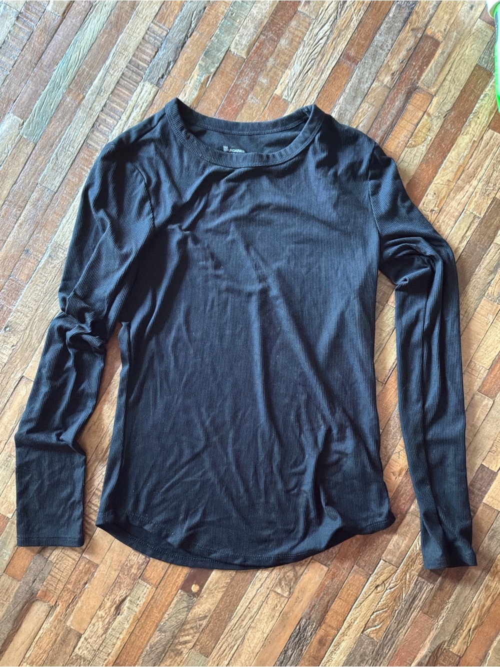 No Boundaries Black Long Sleeve Crewneck Tee